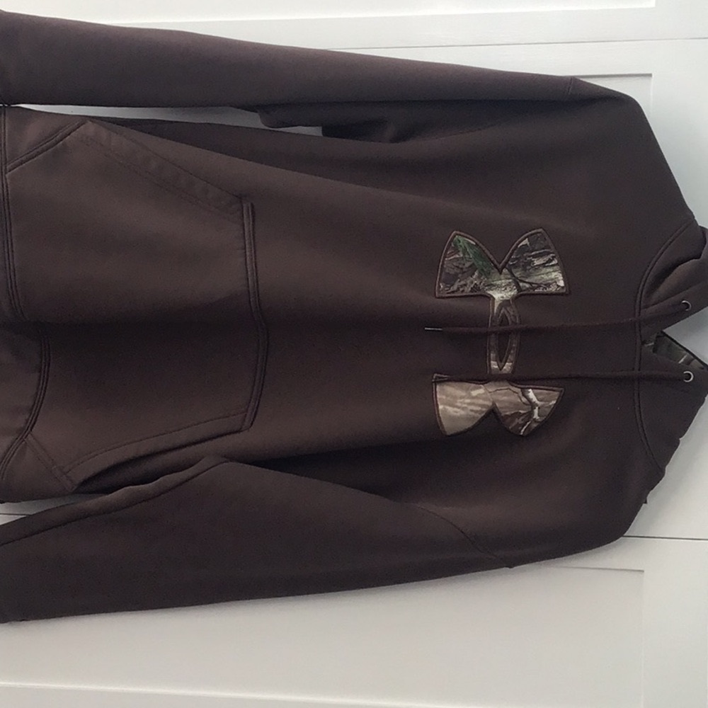 Men’s Medium Under Armour Brown hoodie